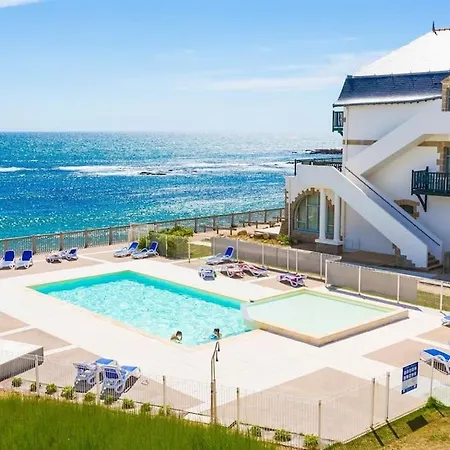 Batz/le Croisic T2 Terrasse Face Mer, Pieds Dans Le Sable… Apartment Batz-sur-Mer